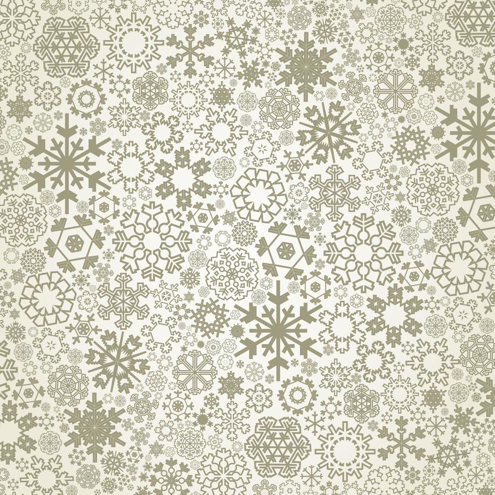 Structure a snowflake on a grey background. A vector illustration