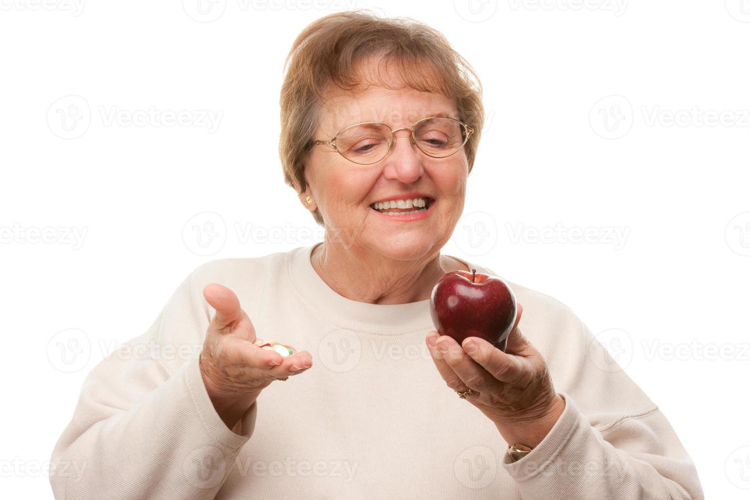 Happy Attractive Senior Woman photo
