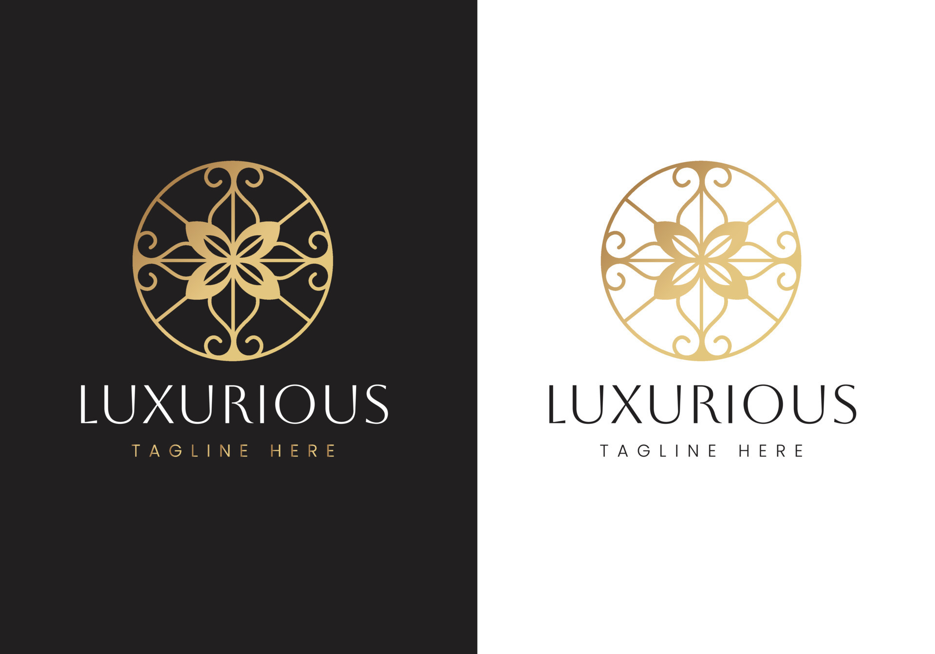 Modern Luxury ornament logo template Free Vector suitable for brand , hotel  logo, market logo, fashion logo, resort logo, boutique. with business card  16453096 Vector Art at Vecteezy