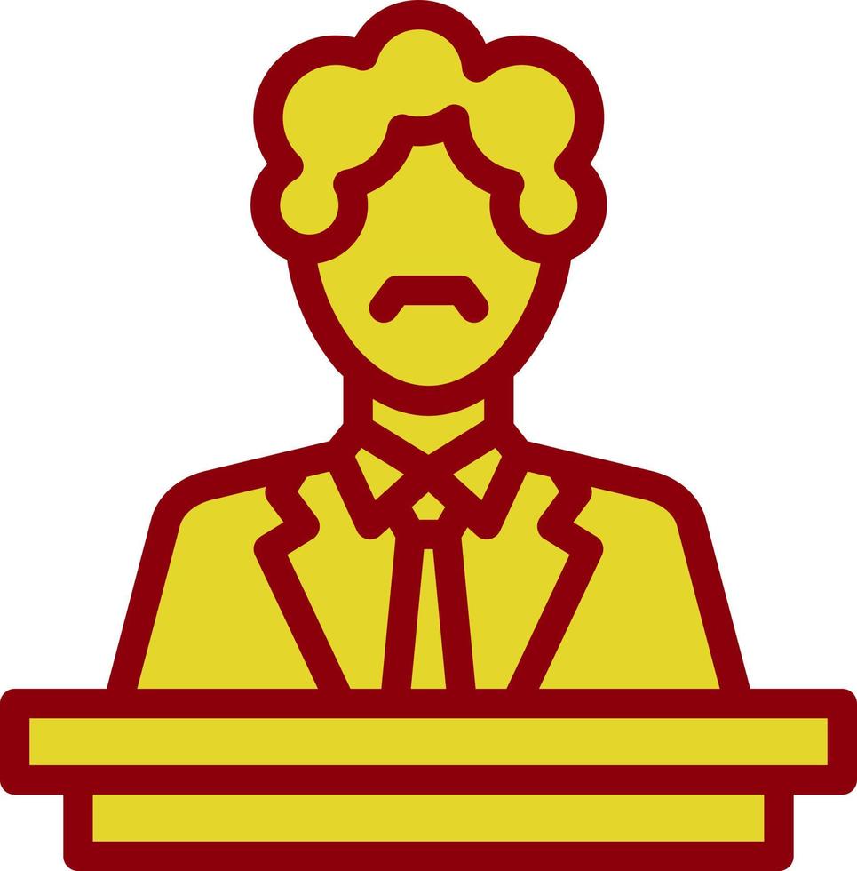 Director Male Vector Icon Design