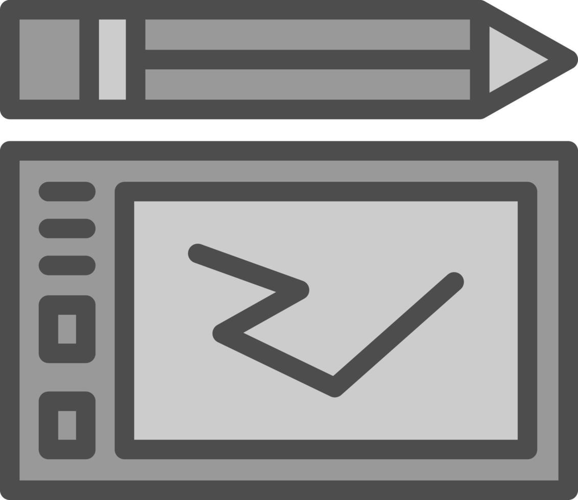 Graphic Tablet Vector Icon Design