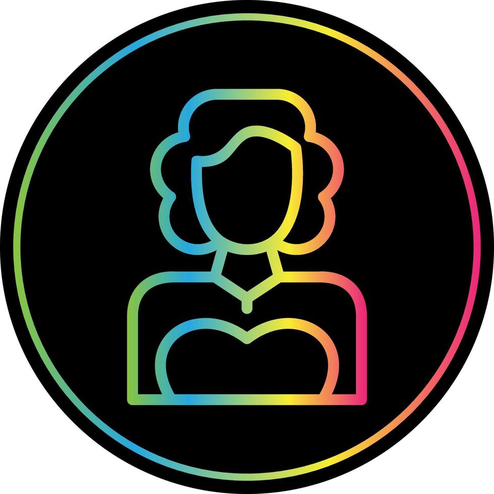 Actress Vector Icon Design
