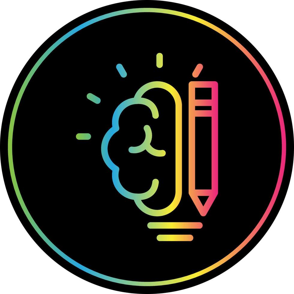 Creative Brain Vector Icon Design