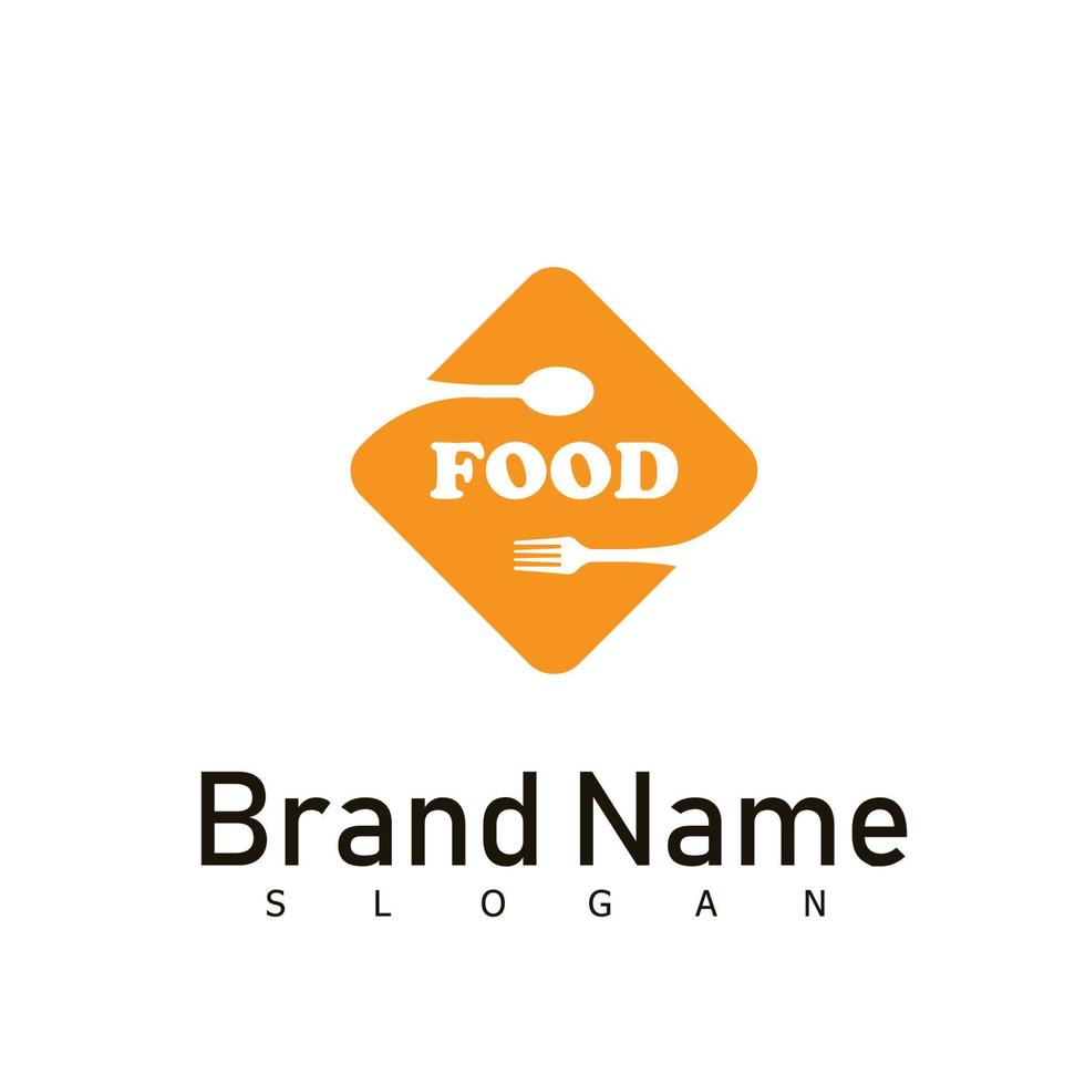 restaurant logo eat food  fast vector