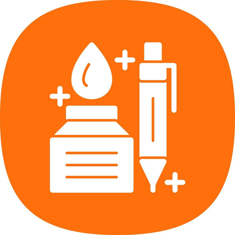 Pen And Ink Vector Icon Design