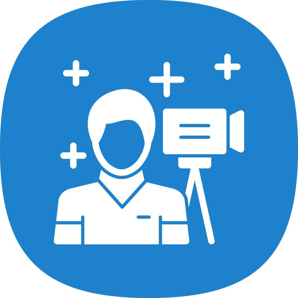 Movie Making Vector Icon Design