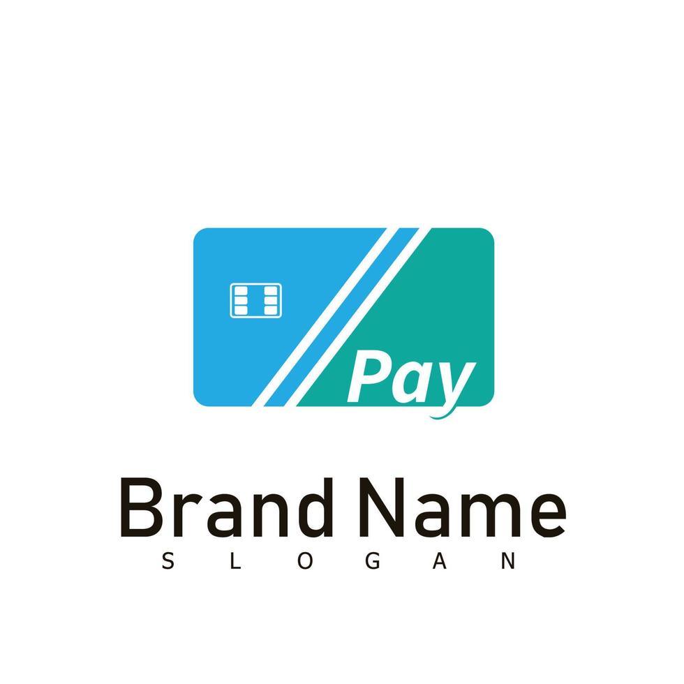 pay card credit logo money symbol logo vector