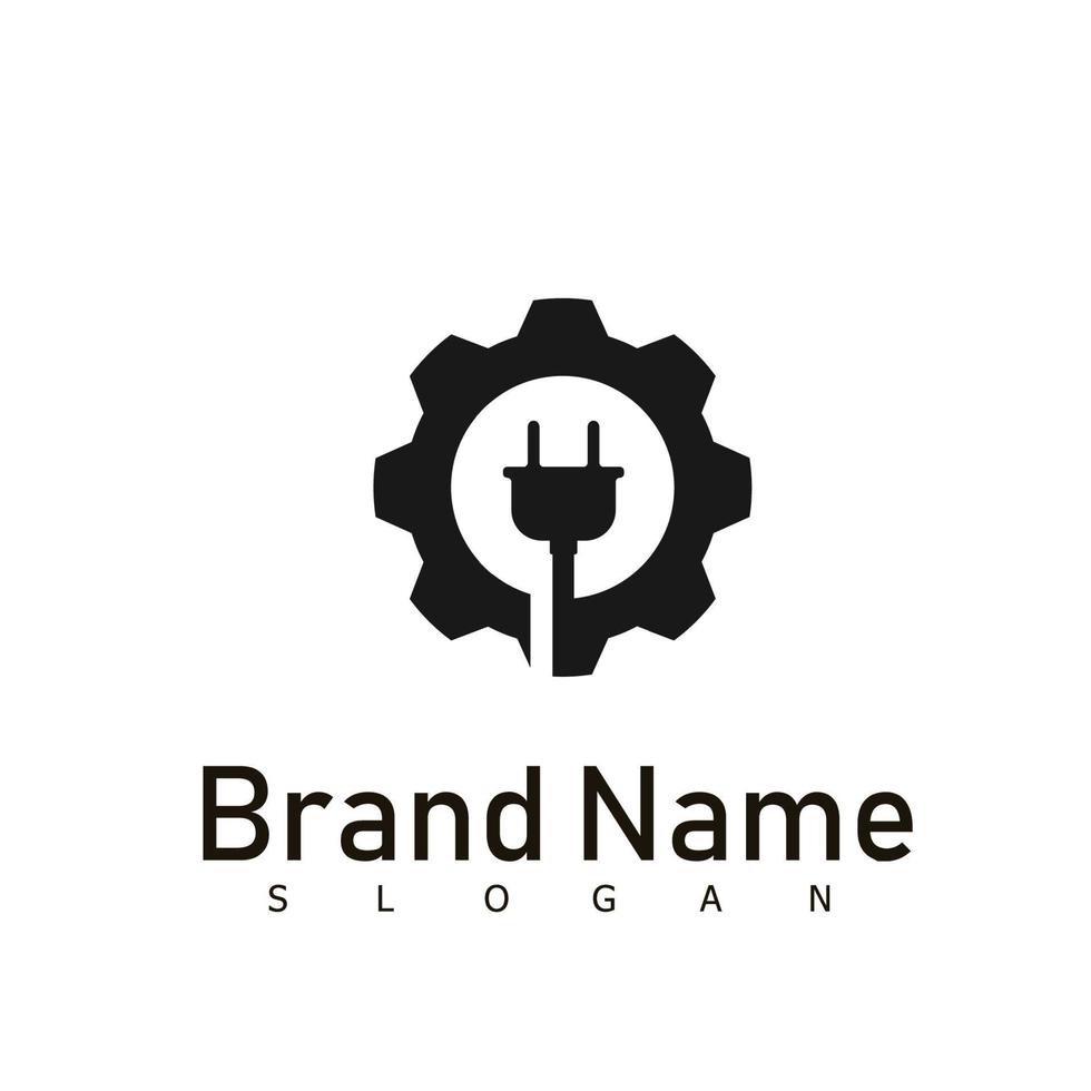 gear logo machine nechanical modern simbol vector