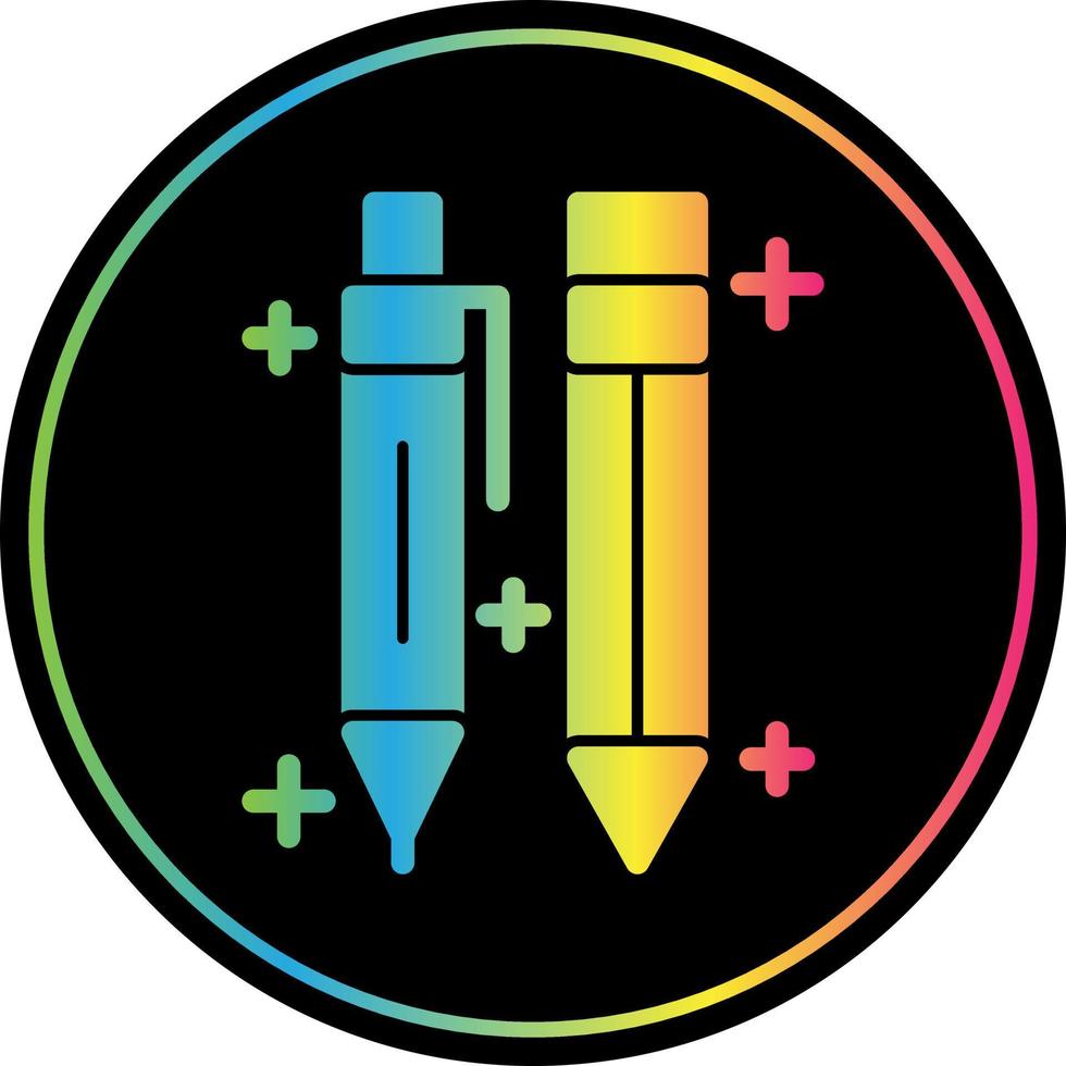 Pen And Pencil Vector Icon Design