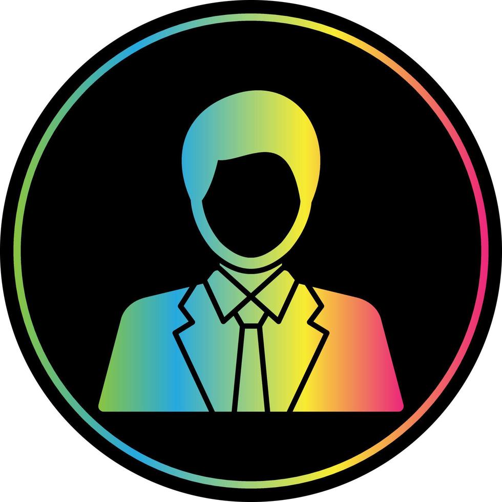 Actor Vector Icon Design