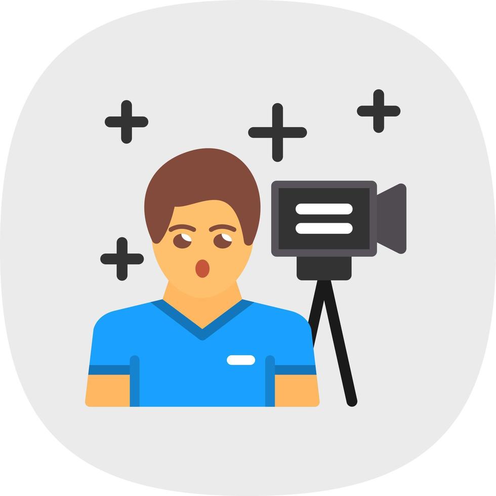 Movie Making Vector Icon Design