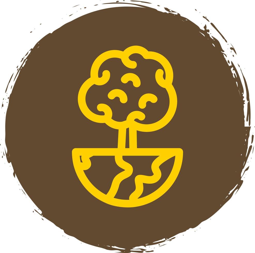 World Trees Vector Icon Design