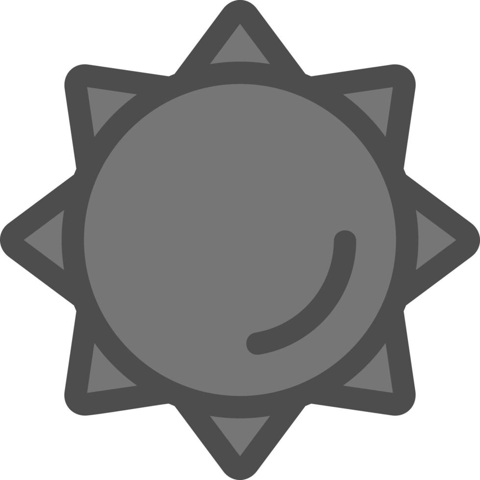 diseño de icono de vector de sol