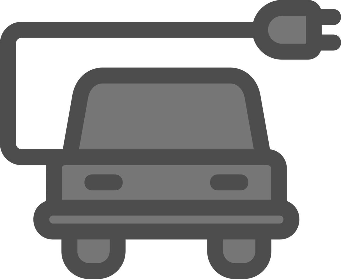 Electric Car Vector Icon Design