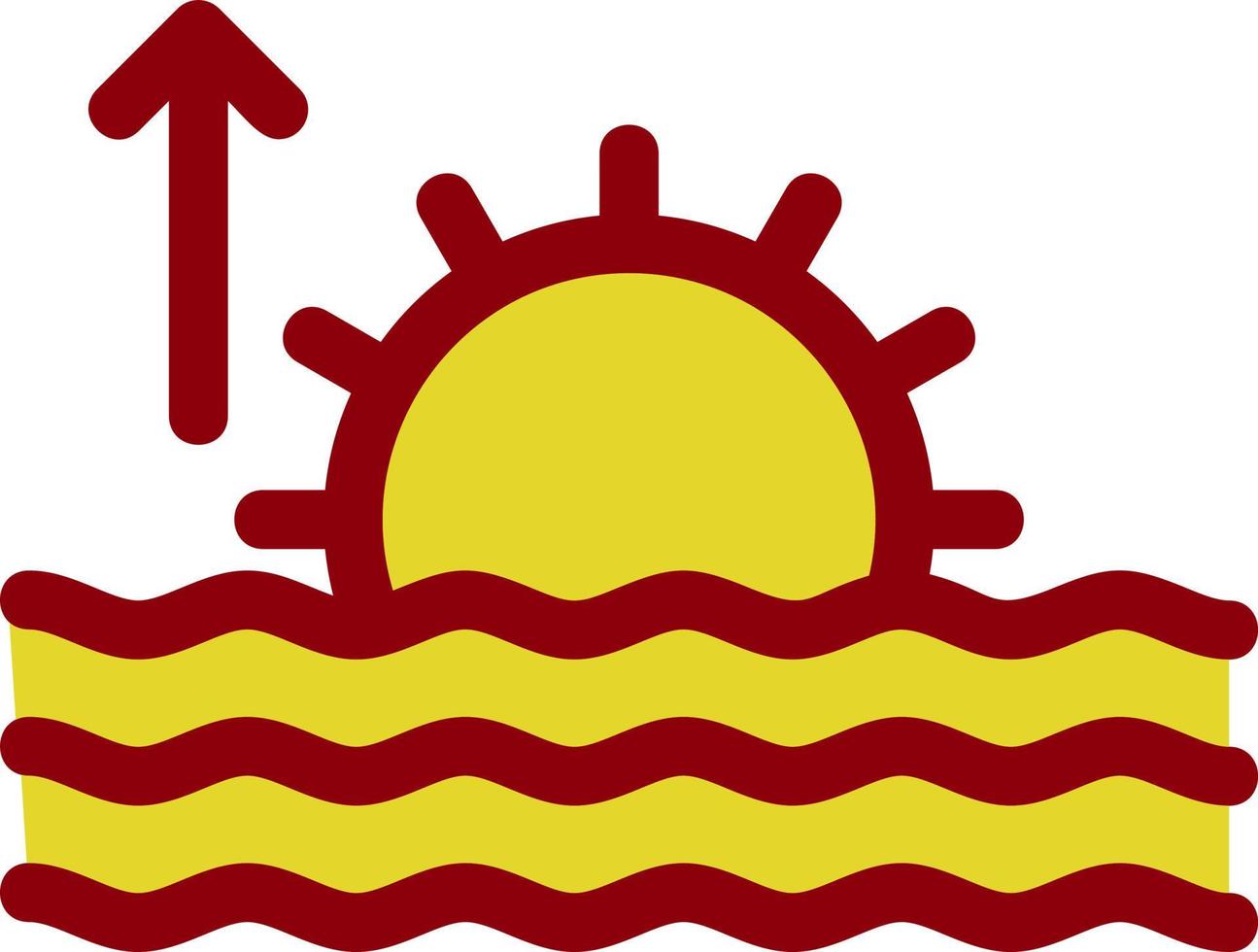 diseño de icono de vector de amanecer