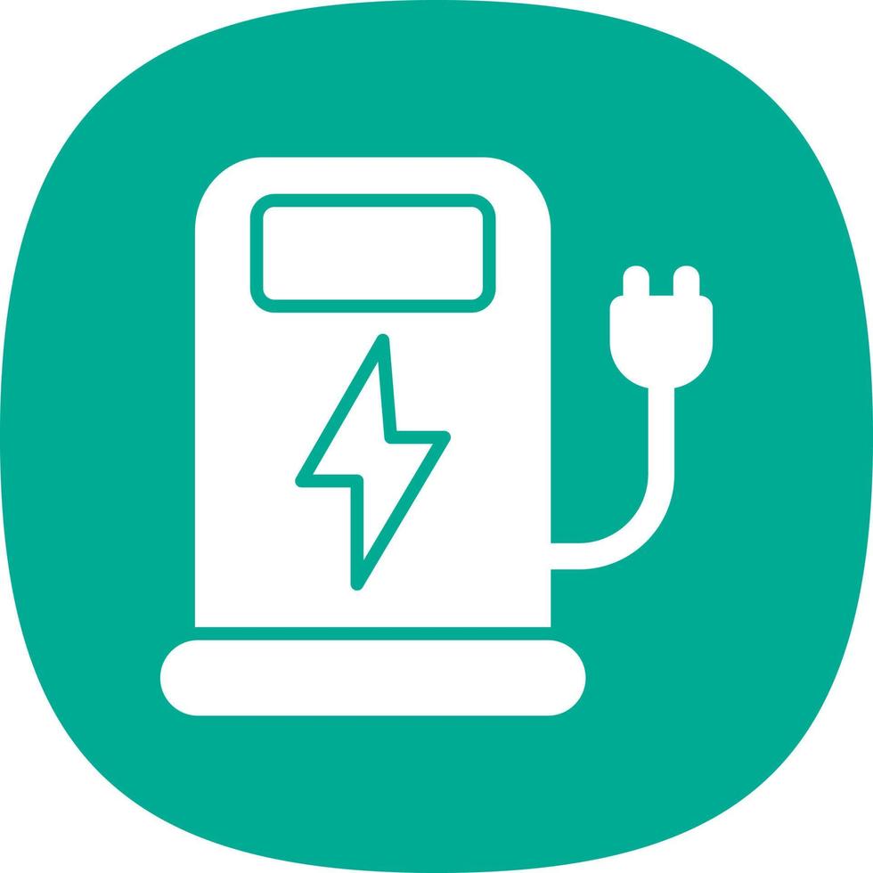 Charging Station Vector Icon Design