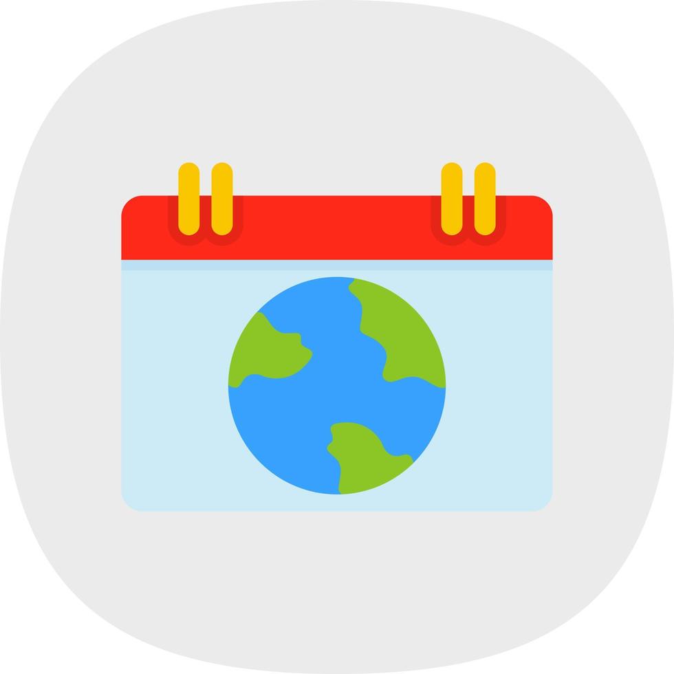 Eco Calendar Vector Icon Design