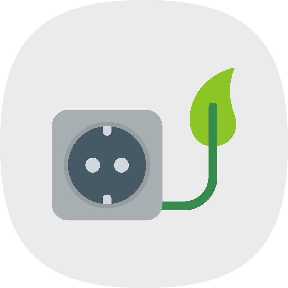 Eco Socket Vector Icon Design