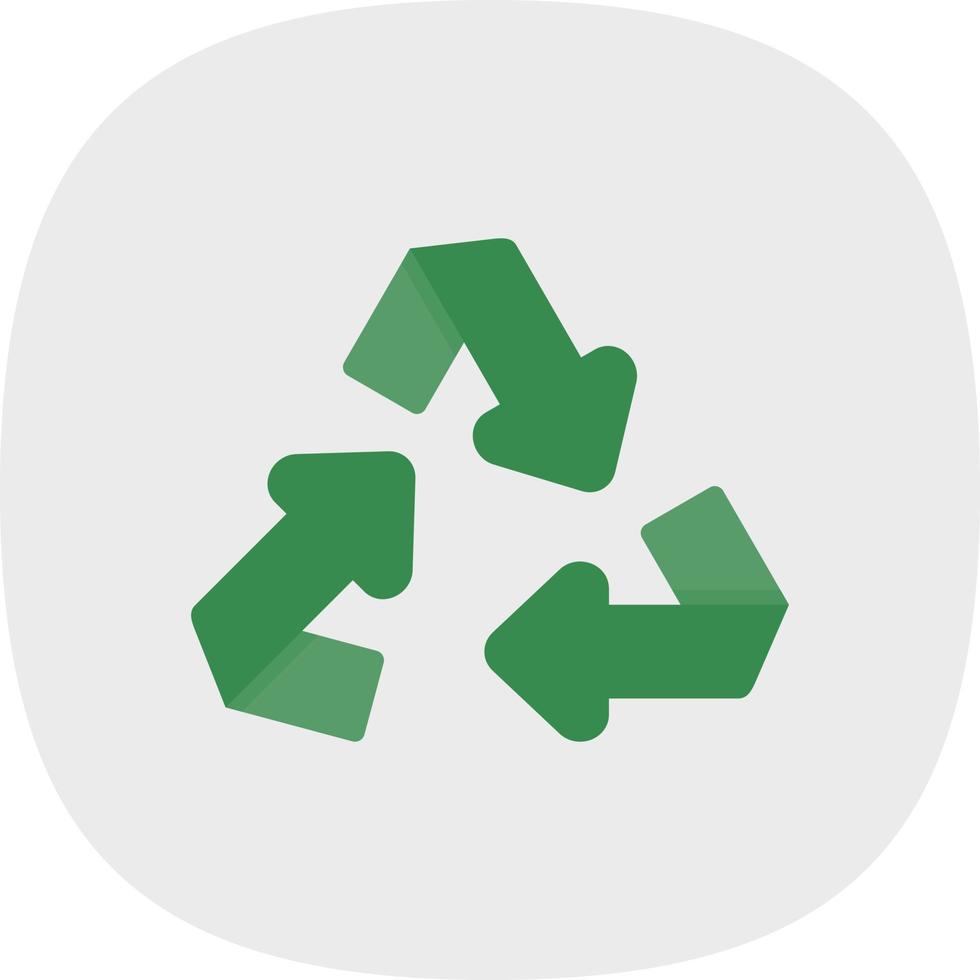 diseño de icono de vector de reciclaje