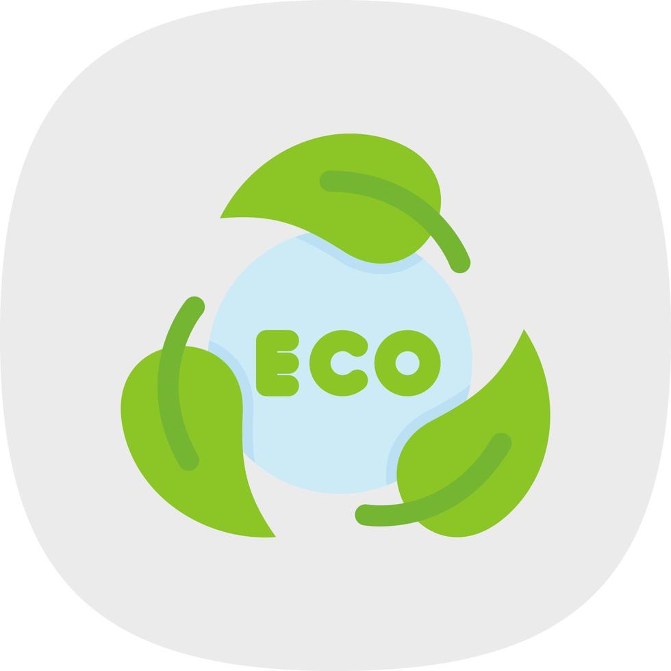 diseño de icono de vector de ecología