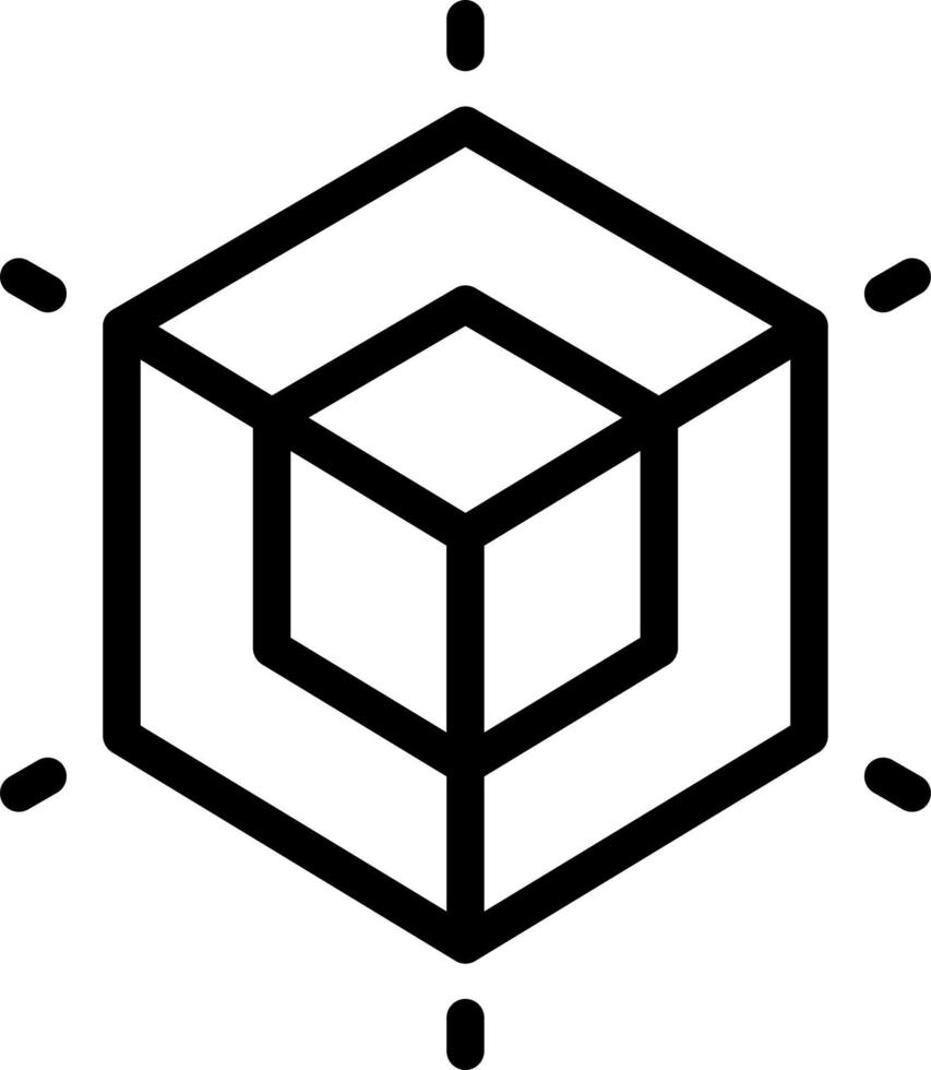 3D Modeling Vector Icon Design