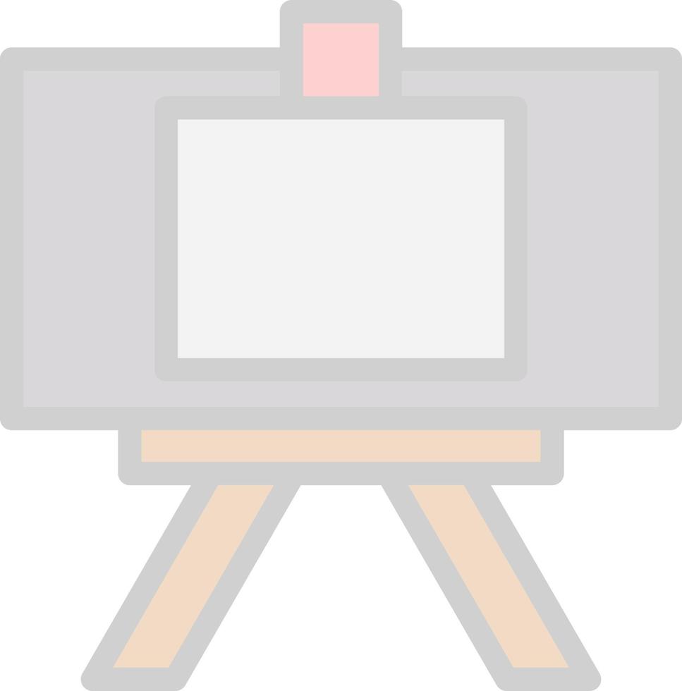 Canvas And Easel Vector Icon Design