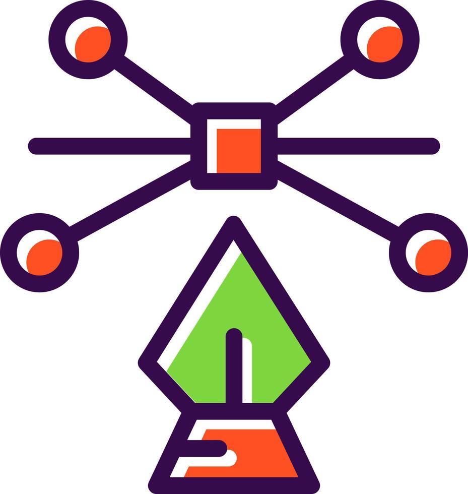 Arch Point And Pen Vector Icon Design