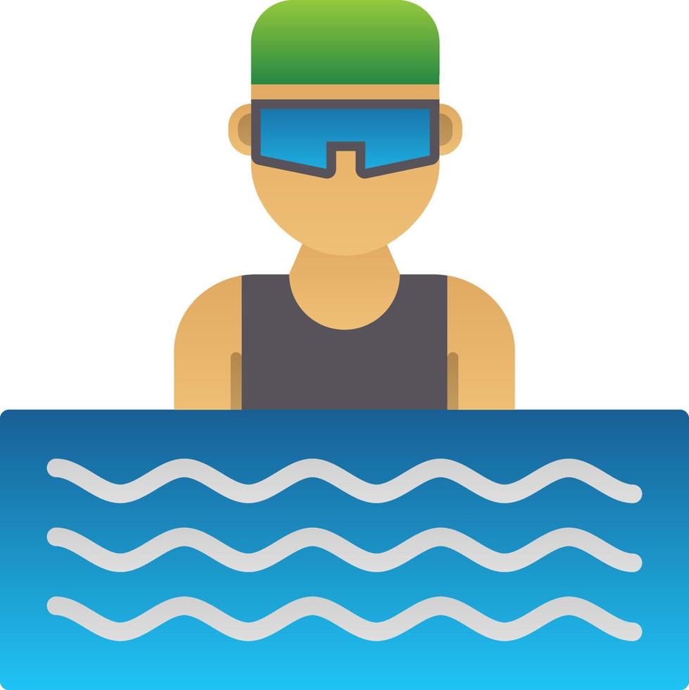Aquathlon Vector Icon Design