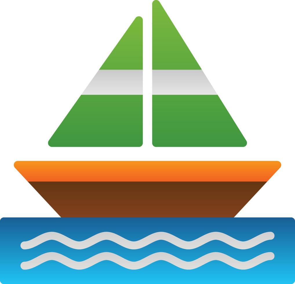 diseño de icono de vector de vela