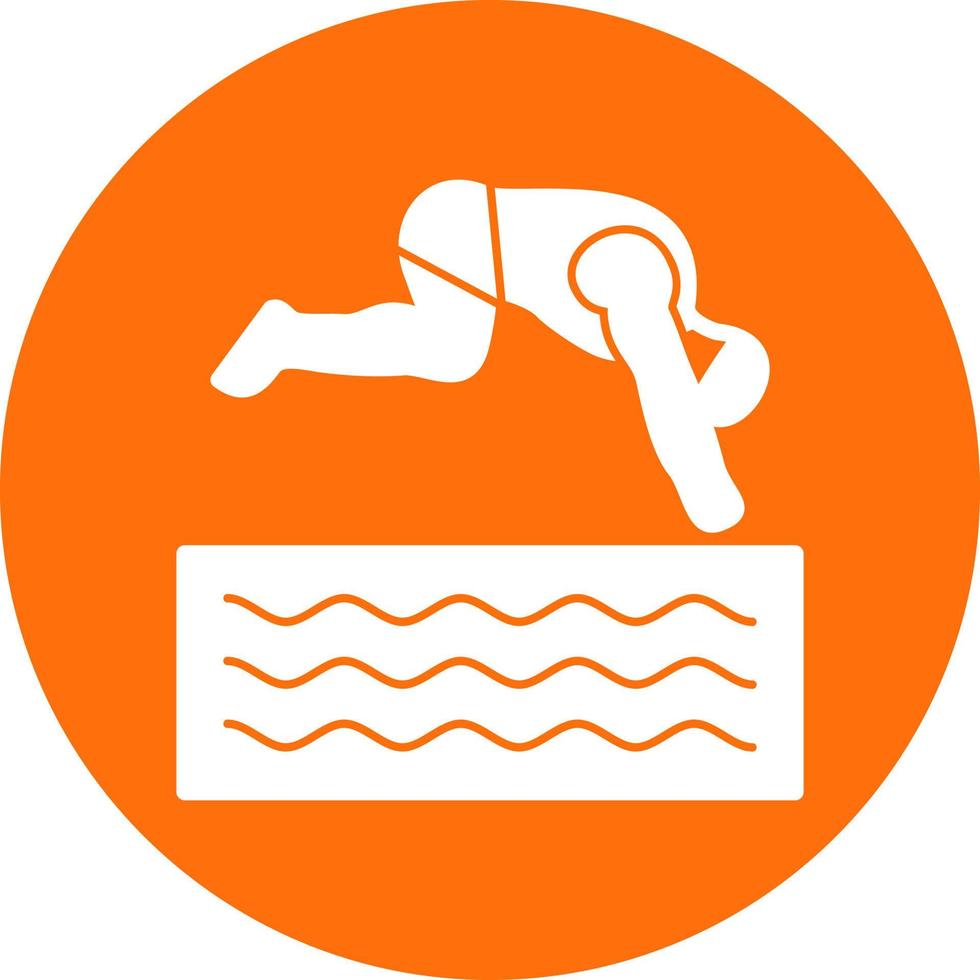Freediving Vector Icon Design