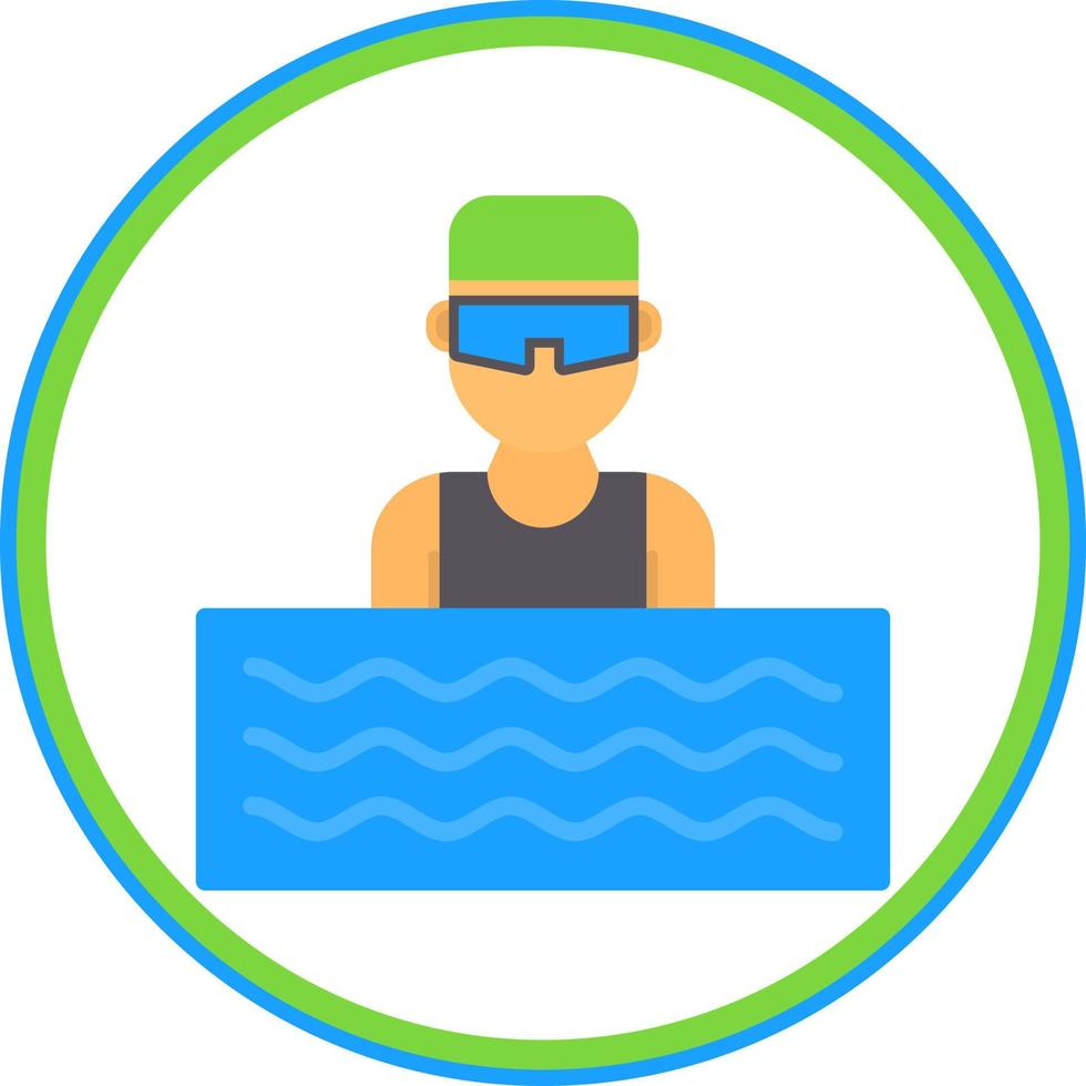 Aquathlon Vector Icon Design