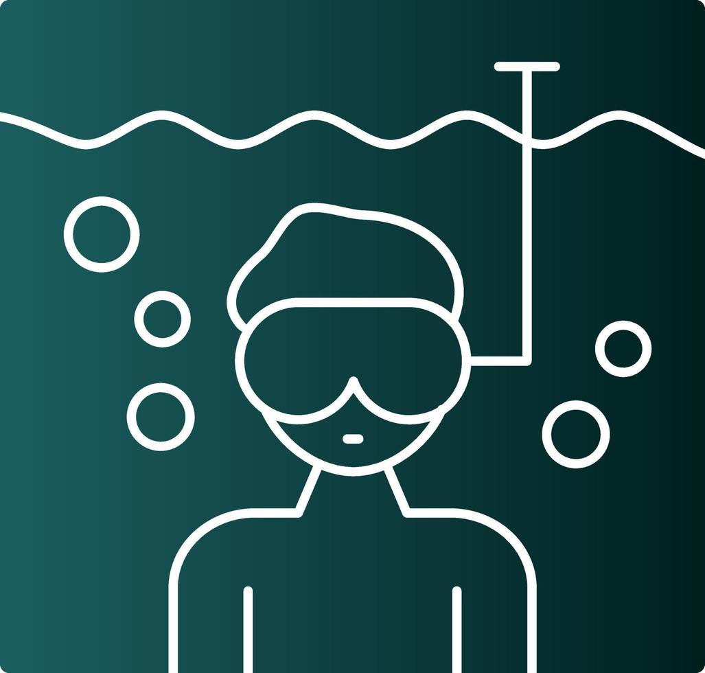 Diving Vector Icon Design