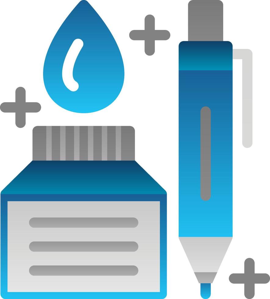 Pen And Ink Vector Icon Design