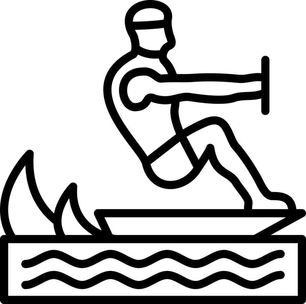 Surfing Vector Icon Design