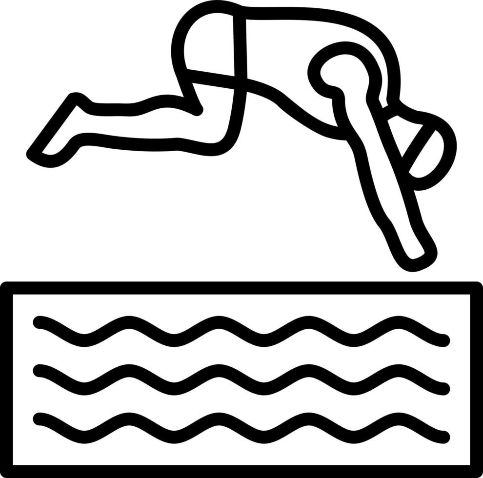 Freediving Vector Icon Design