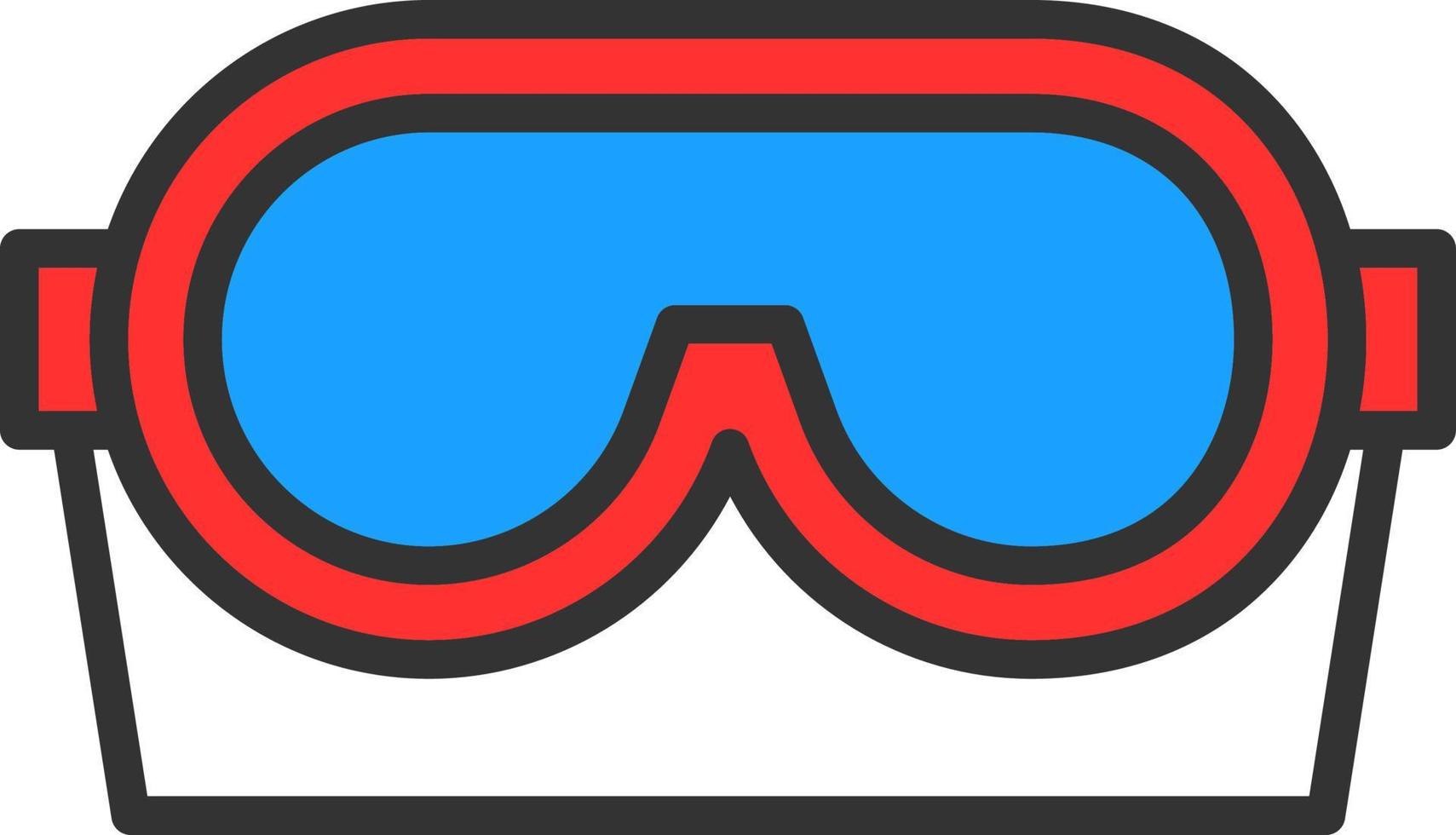 Goggles Vector Icon Design