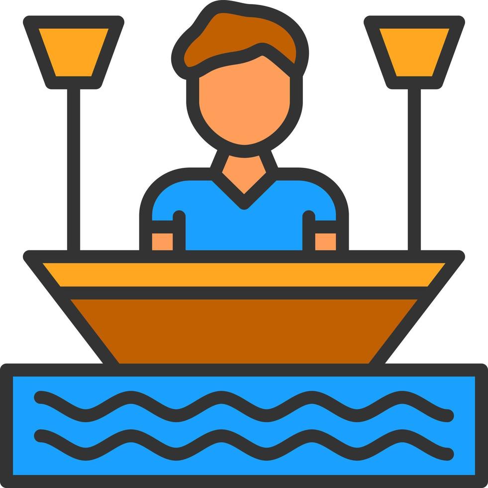 Boating Vector Icon Design