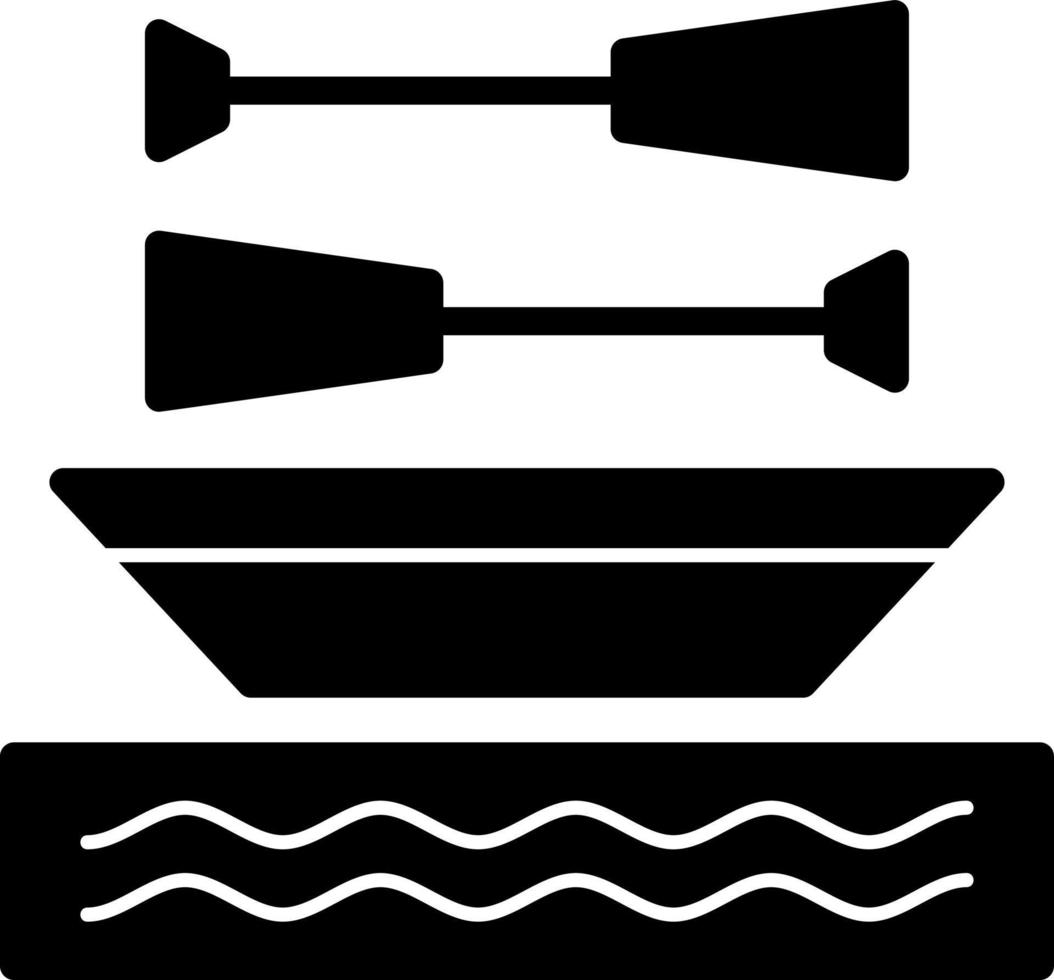 Rowing Vector Icon Design