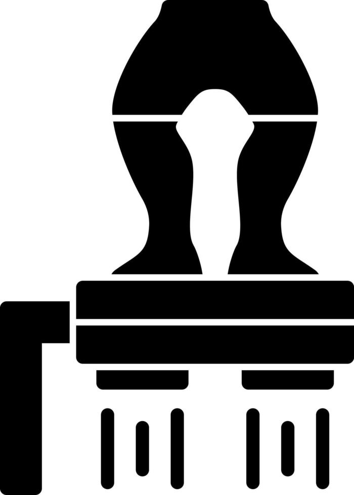 Flyboarding Vector Icon Design