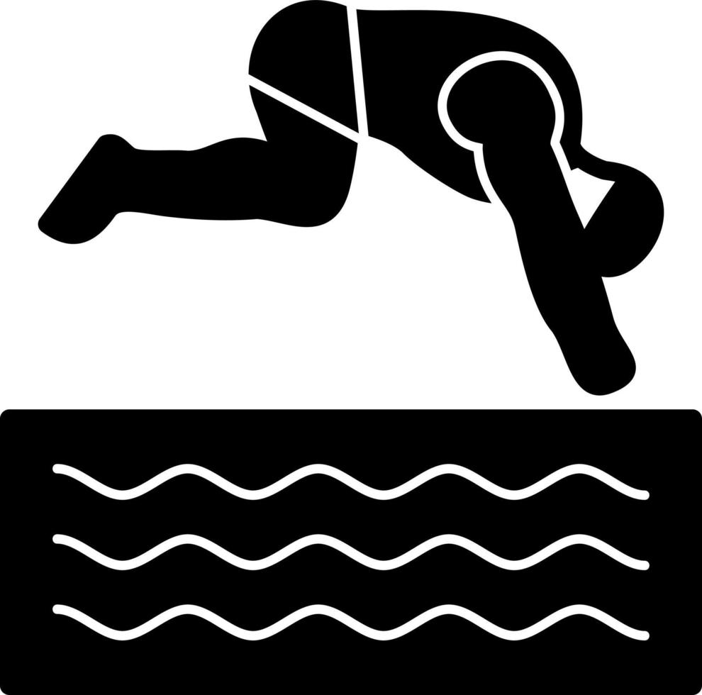 Freediving Vector Icon Design