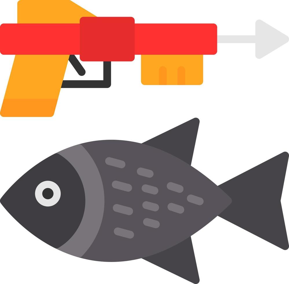 Spearfishing Vector Icon Design