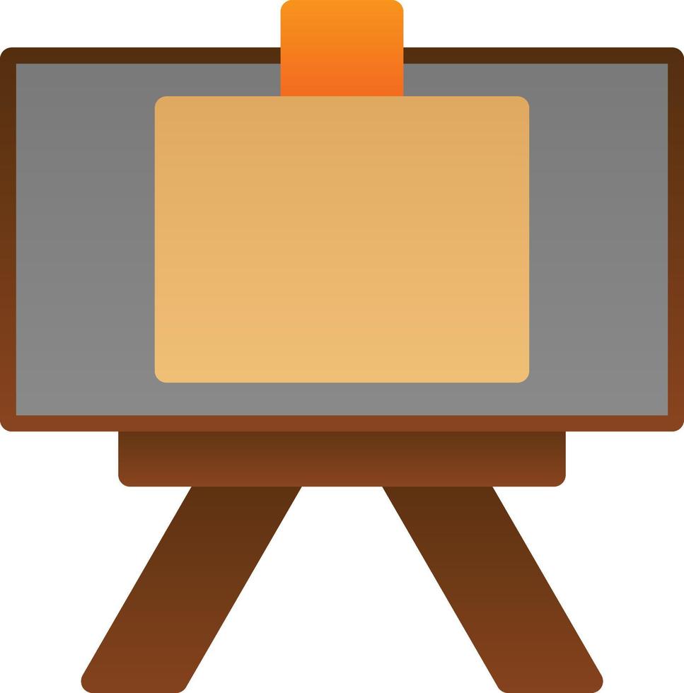 Canvas And Easel Vector Icon Design