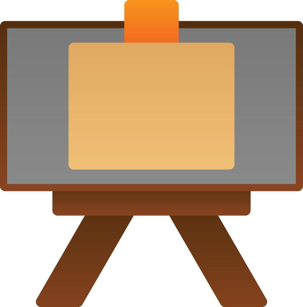 Canvas And Easel Vector Icon Design