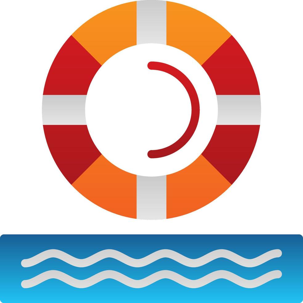 Lifebuoy Vector Icon Design