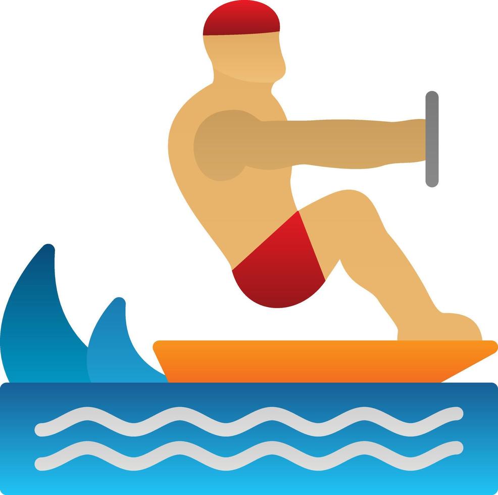 Surfing Vector Icon Design