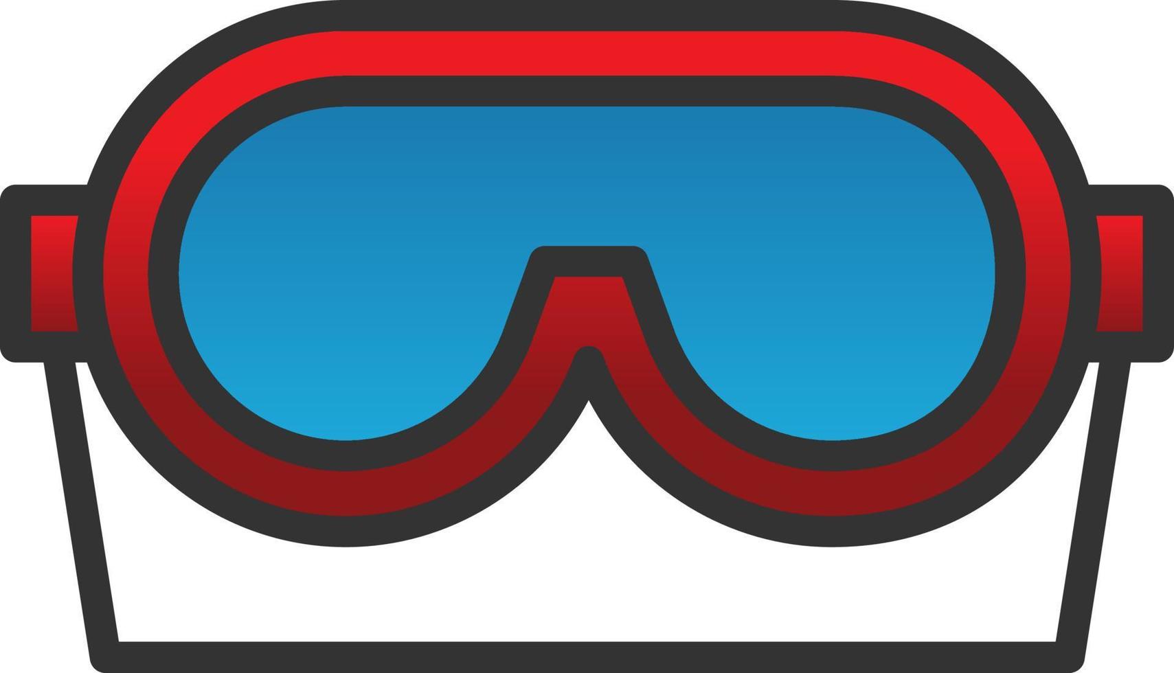 Goggles Vector Icon Design