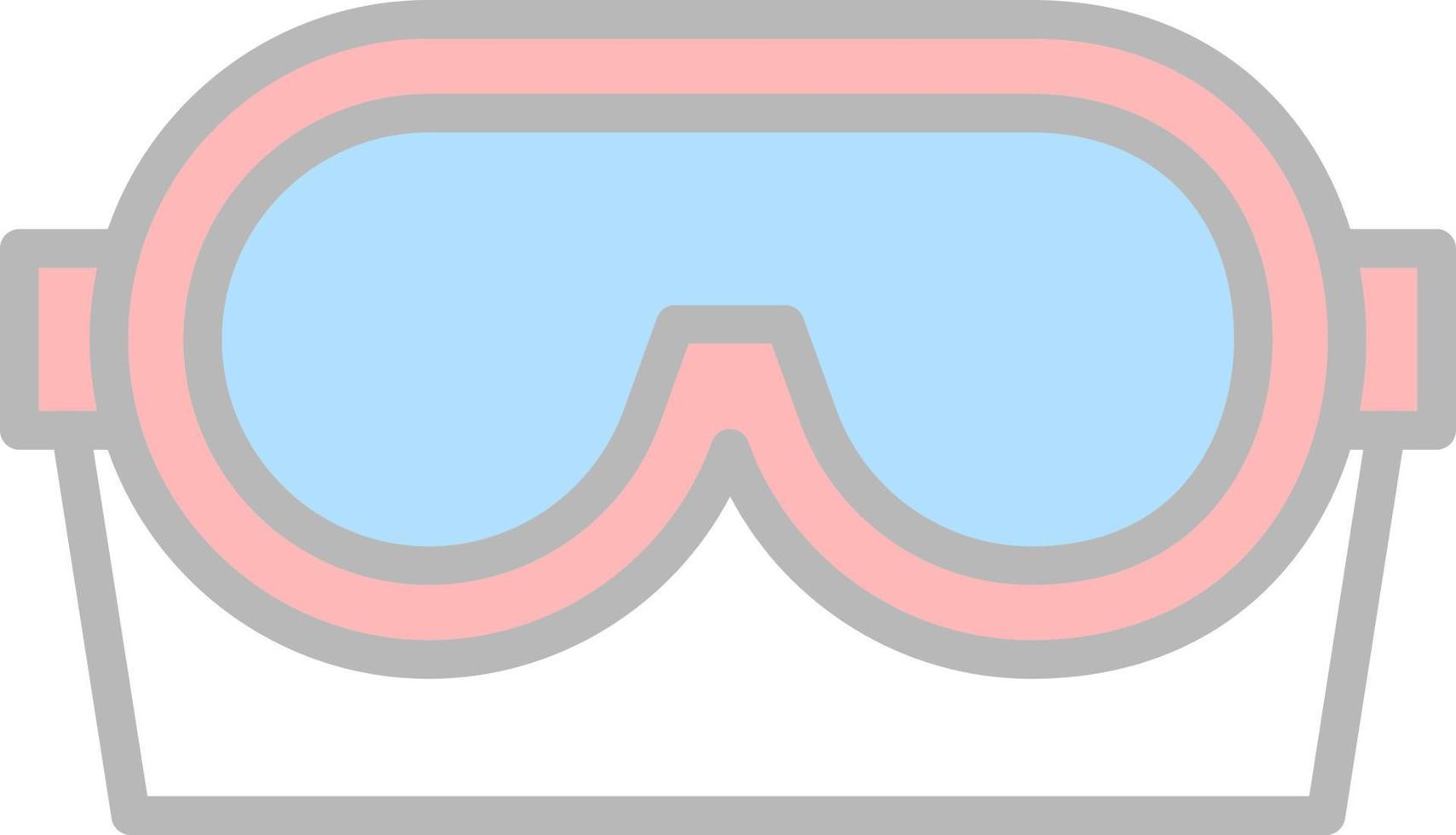 Goggles Vector Icon Design