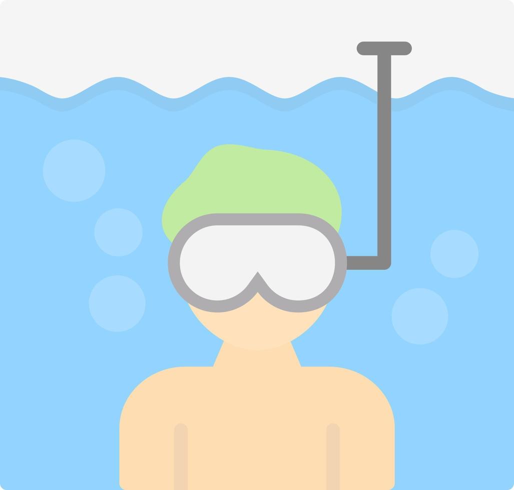 diseño de icono de vector de buceo