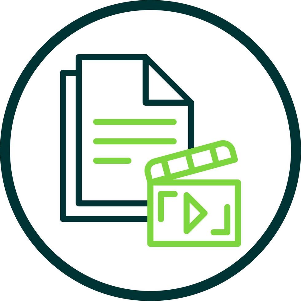 Scenario Vector Icon Design