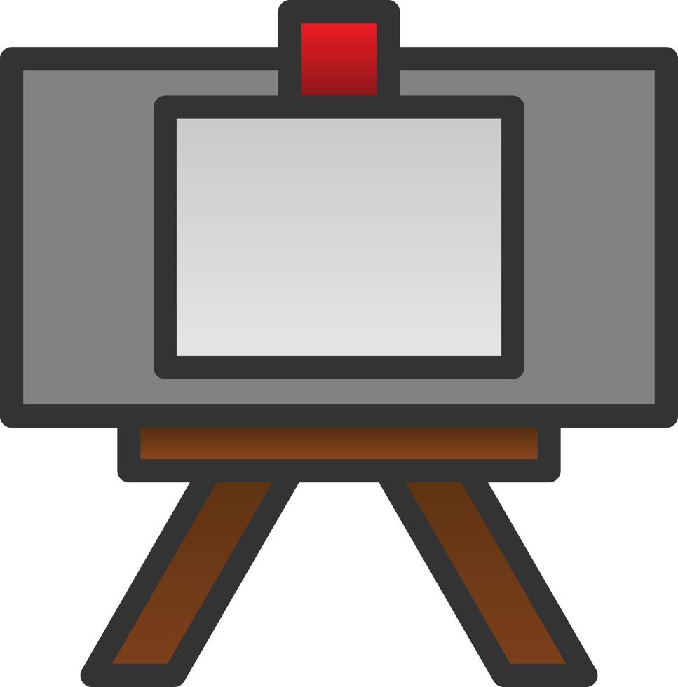 Canvas And Easel Vector Icon Design